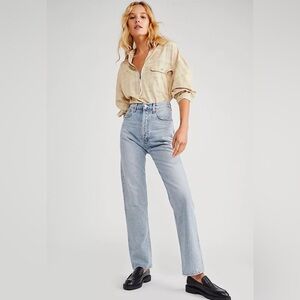NWT AGolde 90’s Pinch High Rise Straight Size 25